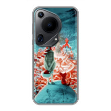 Чехол ГРИНЧ для Хuawei Пура 70 Ультра – Новогодний Гринч