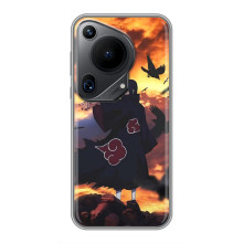 Чехол Итачи Учиха дляГуавей Пура 70 ультра (AlphaPrint) (Итачи с воронами)