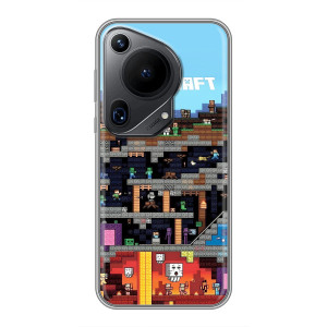 Чохол Майнкрафт на Huawei Pura 70 Ultra (AlphaPrint) Minecraft