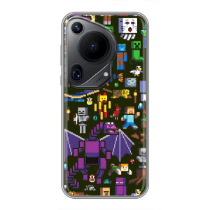 Чохол Майнкрафт на Huawei Pura 70 Ultra (AlphaPrint) Minecraft