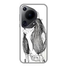Чохол з друком для Huawei Pura 70 Ultra - (Мода) (AlphaPrint) (Фото дівчини)