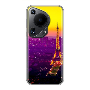 Чехол с Эйфелевой башней на Huawei Pura 70 Ultra – Яркая башня