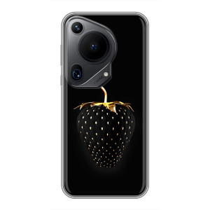 Чехол с изображением  вкусной еды для Huawei Pura 70 Ultra – Чёрная клубника