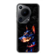 Бампер для Huawei Pura 70 Ultra с картинкой "Песики" (Собака Мопс)