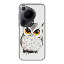 Чехол с птицами на Huawei Pura 70 Ultra (VPrint) (Милая Сова)
