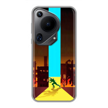 Чехол с Украинской символикой на Хuawei Пура 70 Ультра