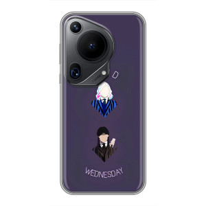 Чохли Венсдей на Huawei Pura 70 Ultra Уенсдей (AlphaPrint)