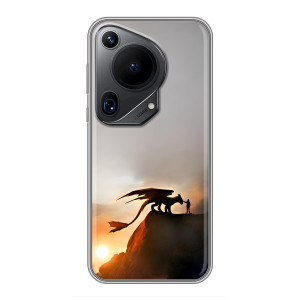 Чехол дракон Беззубик для Huawei Pura 70 Ultra – Мультиик Беззубик