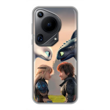 Чехол как приручить дракона на Huawei Pura 70 Ultra (Гикавка и Астрид)