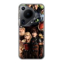 Чехол как приручить дракона на Huawei Pura 70 Ultra (Персонажи дракона)