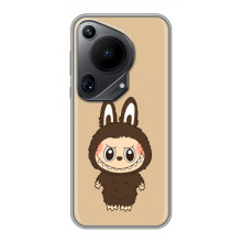 Чехол с Лабубу на Huawei Pura 70 Ultra (Коричневый Лабубу)