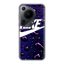 Чехол с логотипом Найк на Huawei Pura 70 Ultra – Найк на фиолетовом