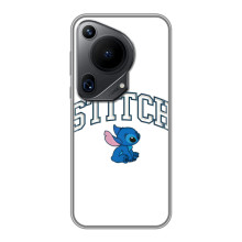 Чехол с принтом Стич на Huawei Pura 70 Ultra (Стич лого)