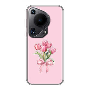 Чохол з розовим принтом для Huawei Pura 70 Ultra