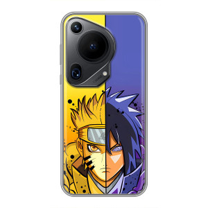 Купить Чехлы на телефон с принтом Anime для Huawei Pura 70 Ultra – Naruto Vs Sasuke