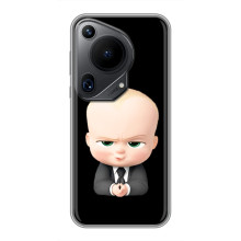 Мультяшный принт на Чехол для Хuawei Пура 70 Ультра – Бос