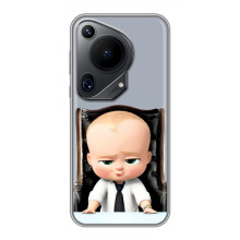 Мультяшный принт на Чехол для Хuawei Пура 70 Ультра – BOSS