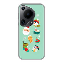 Новогодние Чехлы для Гуавей Пура 70 ультра (VPrint) (Настроение НГ)