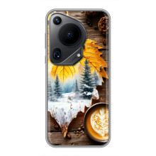 Чохол з унікальним дизайном 'Осінь з кавою' для Huawei Pura 70 Ultra – Осінньо-зимове кава