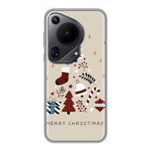 Рождественские Чехлы для Huawei Pura 70 Ultra (VPrint) (Merry Christmas)