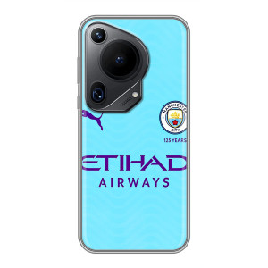 Силиконовые Чехлы принт Футбол на Huawei Pura 70 Ultra – Man City
