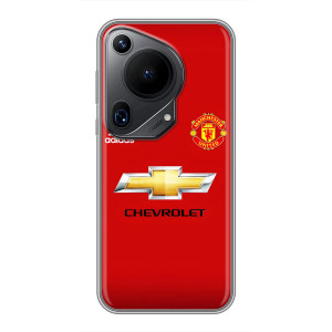Силиконовые Чехлы принт Футбол на Huawei Pura 70 Ultra – Man United