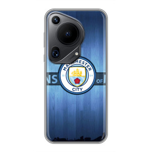 Силиконовые Чехлы принт Футбол на Huawei Pura 70 Ultra – ManCity