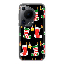 Силиконовый бампер на рождество для Huawei Pura 70 Ultra (Рождественские подарки)
