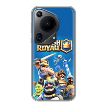 Силиконовый Чехол (атрибутика Клеш Роял) для Huawei Pura 70 Ultra – Клеш Король