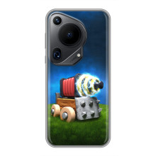 Силиконовый Чехол (атрибутика Клеш Роял) для Huawei Pura 70 Ultra – Пушка