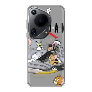 Силиконовый Чехол Nike Air Jordan на Хuawei Пура 70 Ультра – Air Jordan