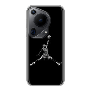 Силиконовый Чехол Nike Air Jordan на Хuawei Пура 70 Ультра – Джордан