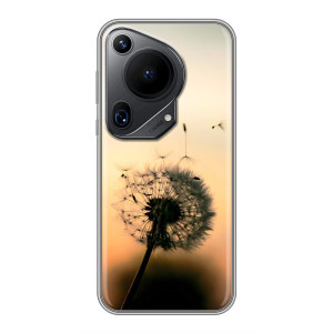 Силиконовый Чехол с одуванчиками на Huawei Pura 70 Ultra – Роздумаханый одуванчик