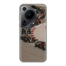 Чохол з принтом Формула 1 на Huawei Pura 70 Ultra – Боліди на трасі