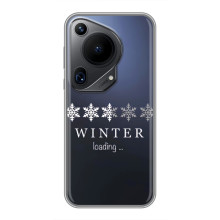 Зимние Чехлы для Гуавей Пура 70 ультра - прозрачный фон (Winter loading)