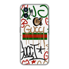 Бренднові Чохли для Huawei Pura 70 - (PREMIUMPrint) (Стиль GUUCI)