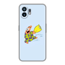 Чехлы с Патриком на Huawei Pura 70 (Патрик с подушкой)