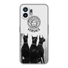 Чохли VERSACE для Хуавей Пура 70 (PREMIUMPrint) (Доберман Версаче)