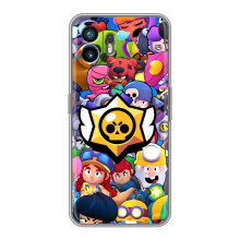 Чехол для Huawei Pura 70 Бравл Старс (VPrint) – Лого Brawl Stars