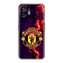 Чохол Манчестер Юнайтед для Хуавей Пура 70 (AlphaPrint) (вогняний Манчестер)