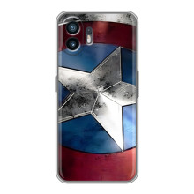 Чохол МАРВЕЛ для Хуавей Пура 70 (AlphaPrint) (Щит Капітана Америки)