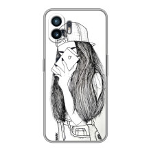 Чохол з друком для Huawei Pura 70 - (Мода) (AlphaPrint) (Фото дівчини)