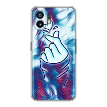 Чохол з принтом для Huawei Pura 70 (AlphaPrint - Знак сердечка) (Радужне серце)