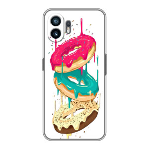 Чехол с изображением  вкусной еды для Huawei Pura 70 – Сочные пончики