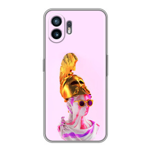Чохол з Прикольним Принтом на Huawei Pura 70 (АРТ Статуя)