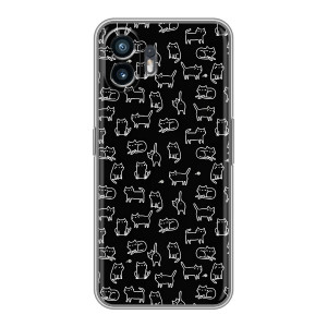 Чохол з принтом для Huawei Pura 70 (AlphaPrint) Модні коти