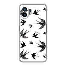 Чохол з пташками на Huawei Pura 70 (VPrint) – Ластівки