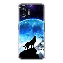 Чехол с Волком на Huawei Pura 70 – Воет на луну