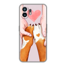 Чехол (ТПУ) Милые собачки для Huawei Pura 70 (Любовь к собакам)