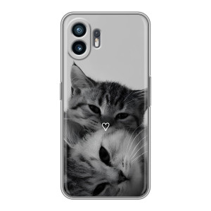 Чехол с рисунком кот на Huawei Pura 70